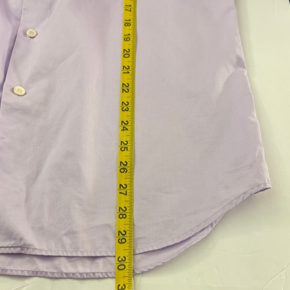 Authentic Prada 2018 Lavender Purple Long Sleeve Nylon Cotton Shirt 39 15.5 $298 - Picture 11 of 13